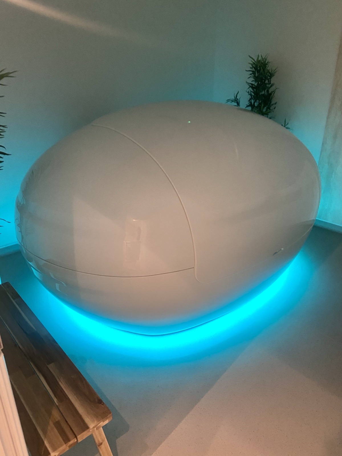 Spacious Orbit float pod at FLOAT ONE Glasgow